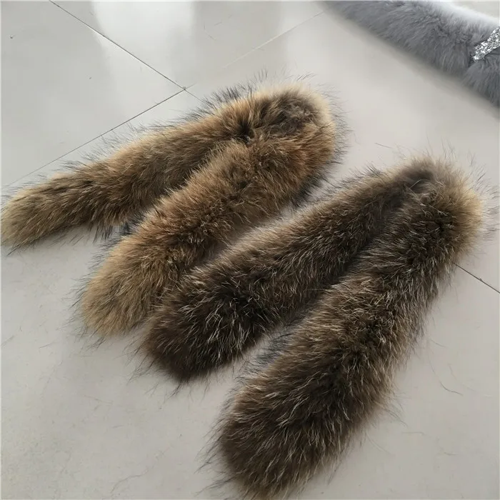 racoon fur hood