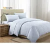 ALLBRIGHT hot selling 100% cotton simple plain sabanas hotel bedding set