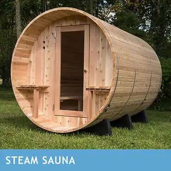 
Outdoor Use Sauna room red cedar 6 persons outdoor barrel sauna room with hervia sauna heater Good Price 