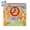 2017 wholesale baby wooden toy calendar development play kids wooden toy calendar best children toy calendar W09F002