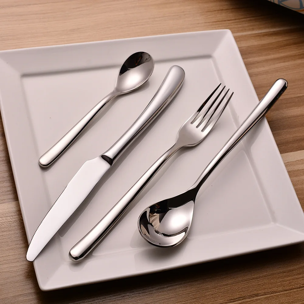 

High quality Hotel Stainless steel Flatware set 18/10, Sliver/gold/rose gold/black/rainbow