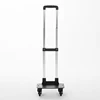 Aluminum quality suitcase telescopic parts trolley handle with wheels