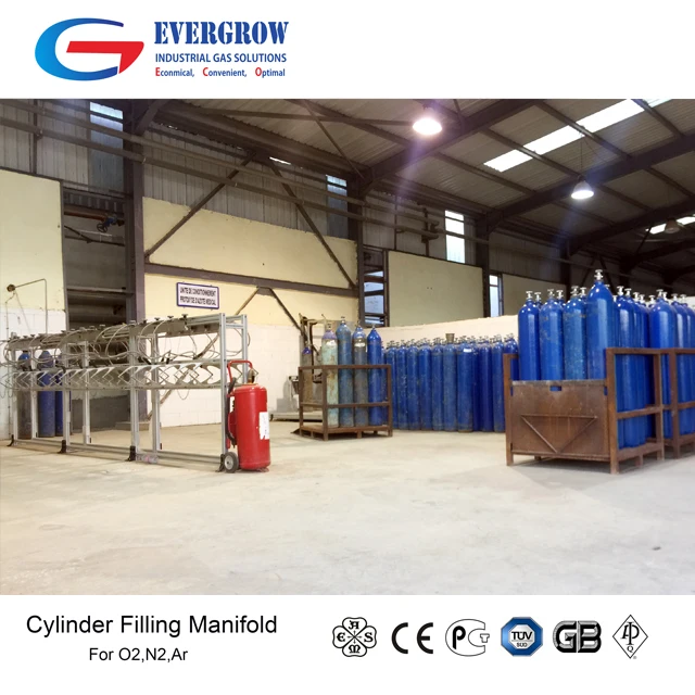 
Nitrogen Argon Oxygen cylinder filling station 