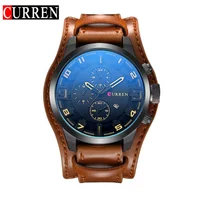 

Top CURREN Brand 8225 Mens Sport Fashion Quartz Watch Men Luxury Wrist Watch Leather Strap Military Male Clock Relojes Hombre