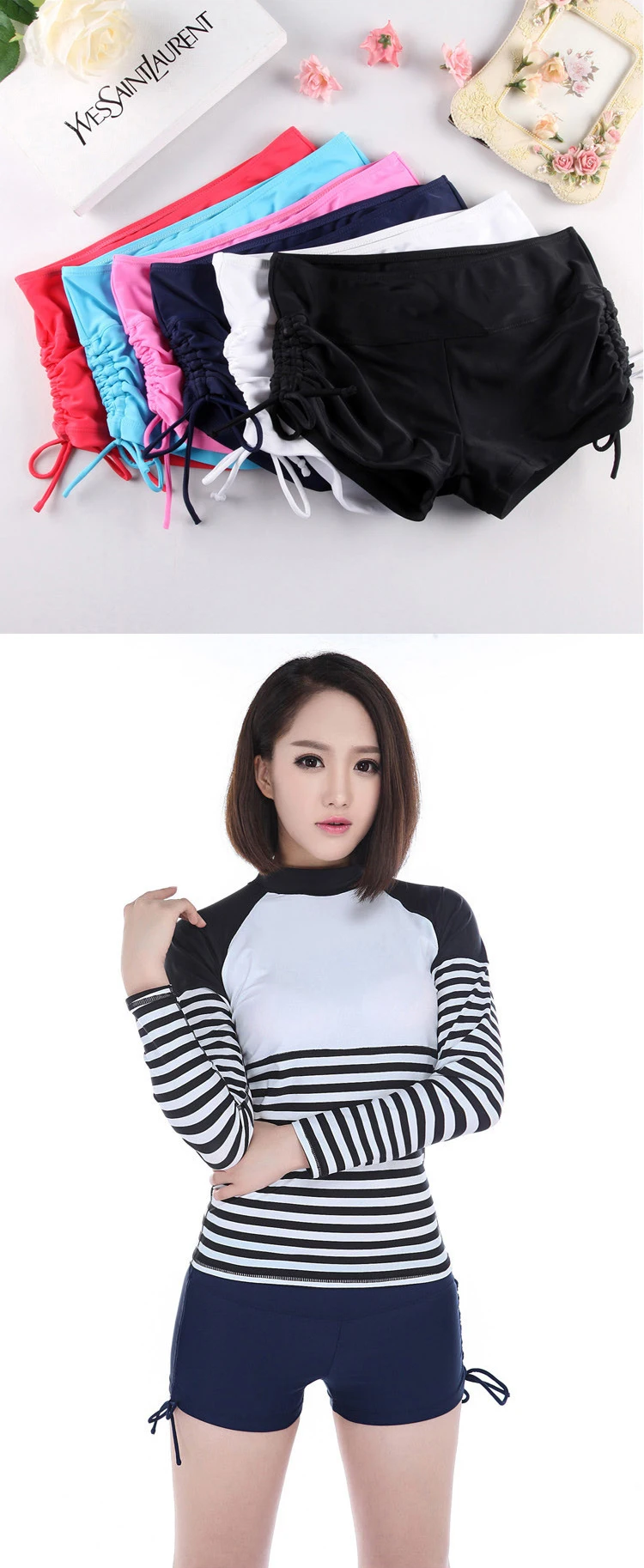 hotsell womens fitness swimming trunks quick dry beach pants