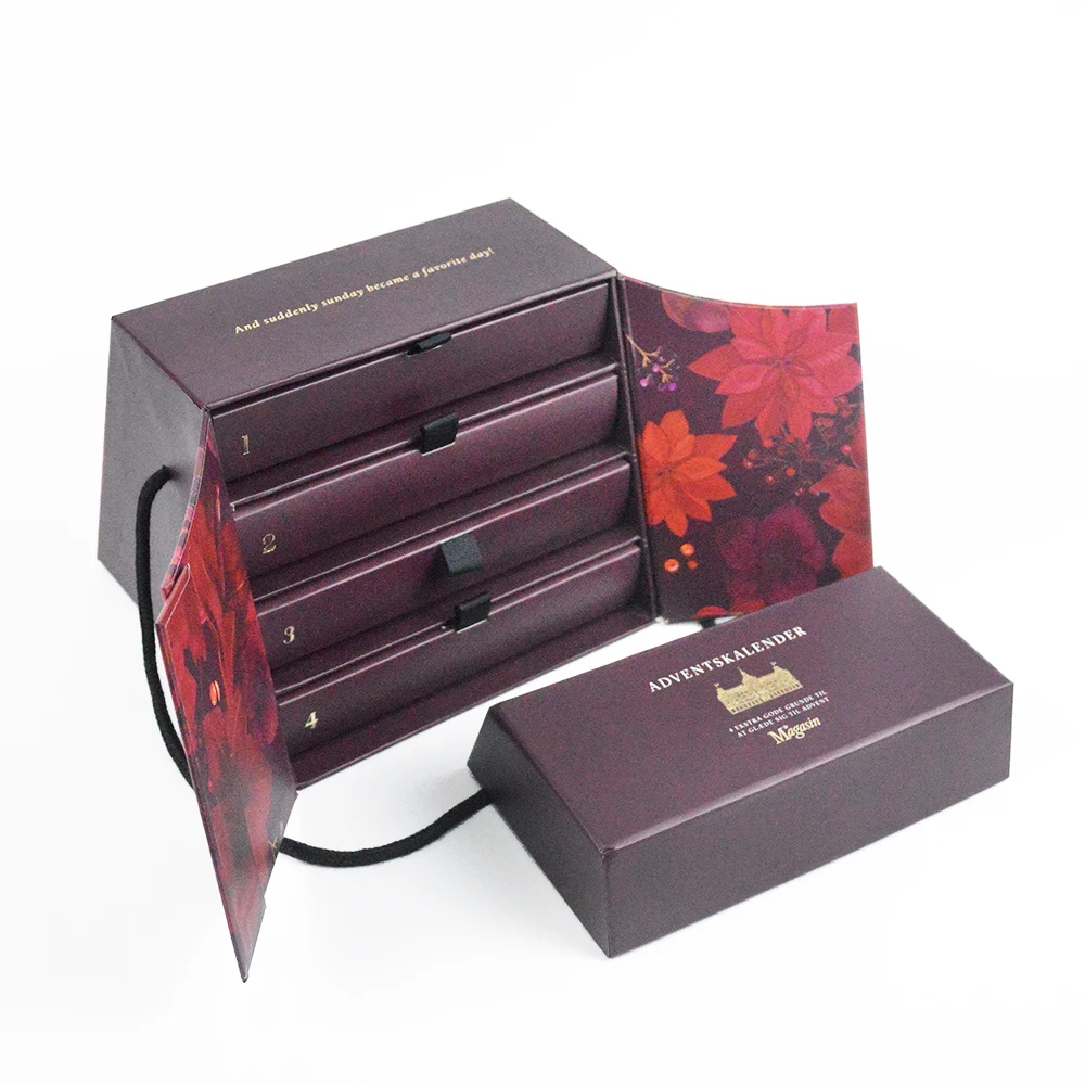 custom logo display packaging paper gift box with lid