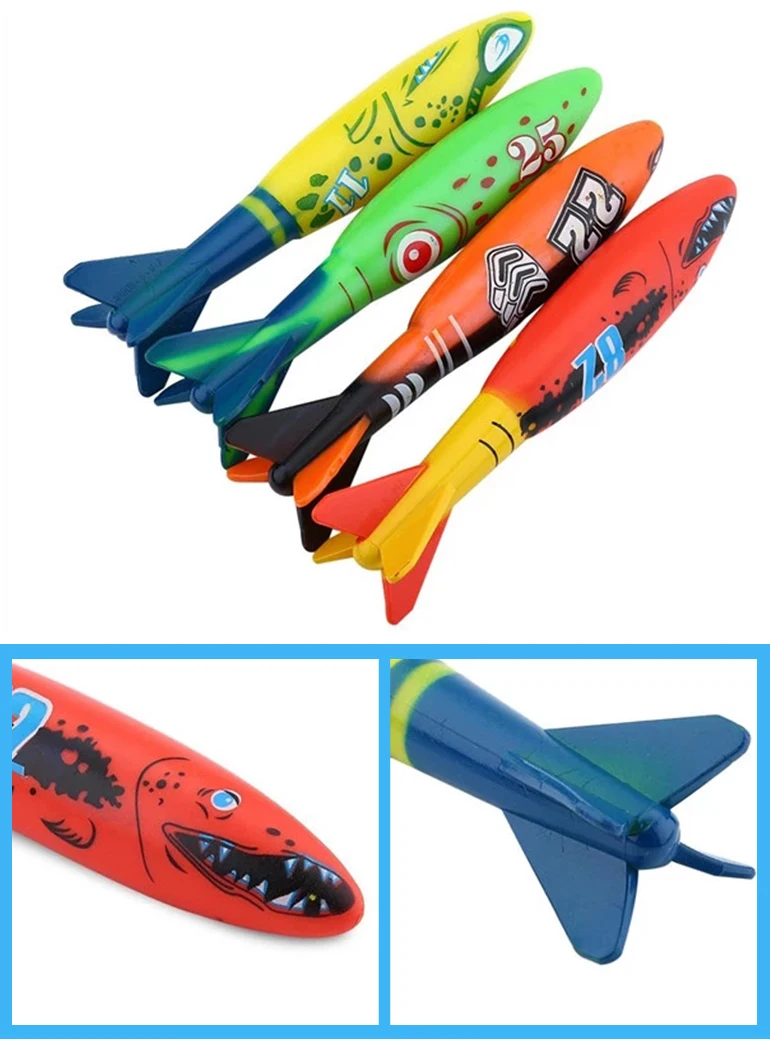 Underwater summer torpedo fish swimming pool diving toys.jpg