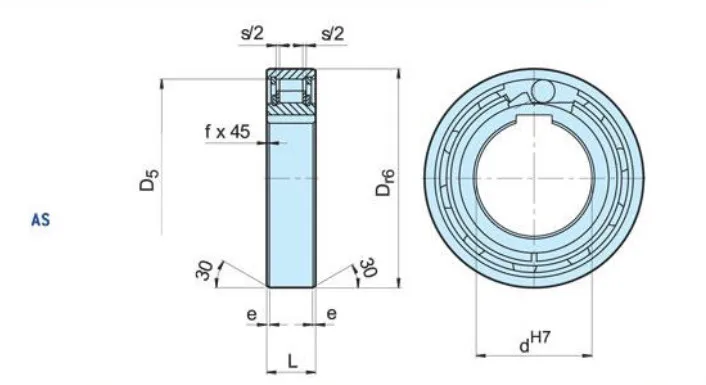 One Way Bearing AS (NSS TSS)