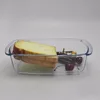 Borosilicate glass bread & loaf baking tray with handle 1.8L