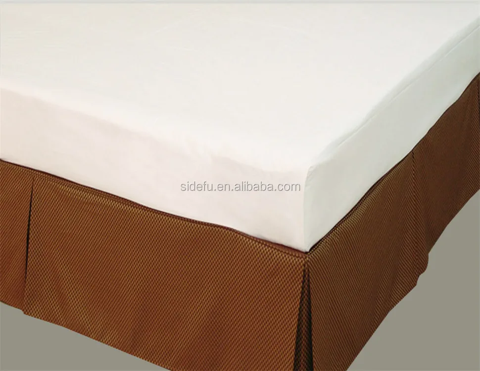 Luxury Decorative Ruffled Pleated Hotel Bed Skirt Buy Hotel Bed Skirt