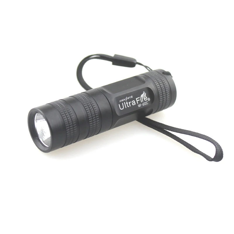 

UltraFire WF-602C 1xCREE Q5 180lumens Mini LED Flashlight (1x16340)