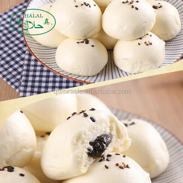 steamed bun with sesame halal certified ethnic frozen dimsum