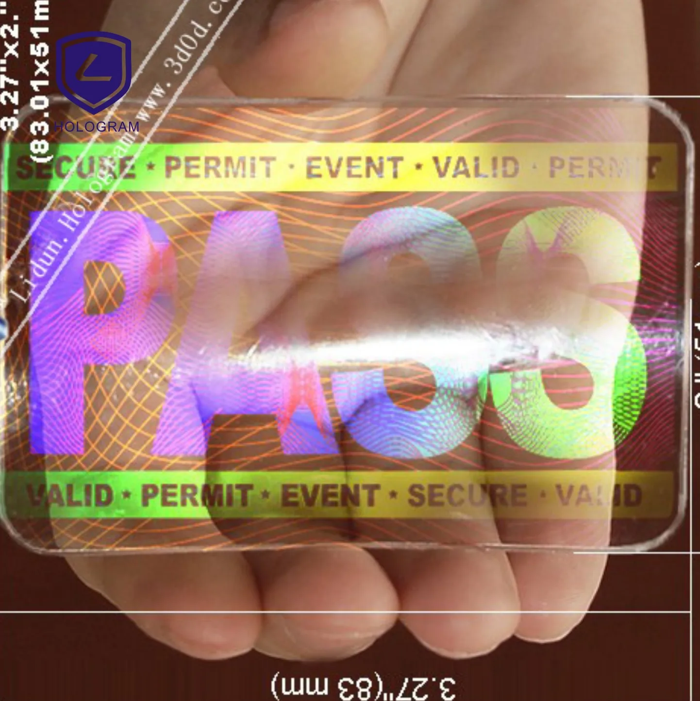 Free design Lidun PVC overlay ID Card