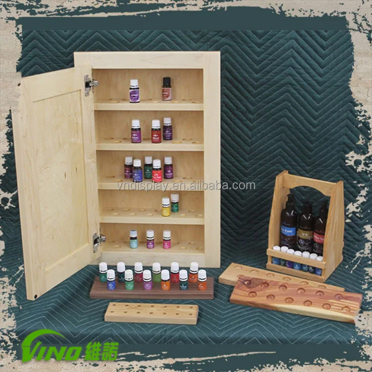 Essential Oil Wood Display Cabinets And Holders Essential Oil