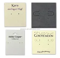 

Cheap custom personalized printed stamping jewelry earring cards