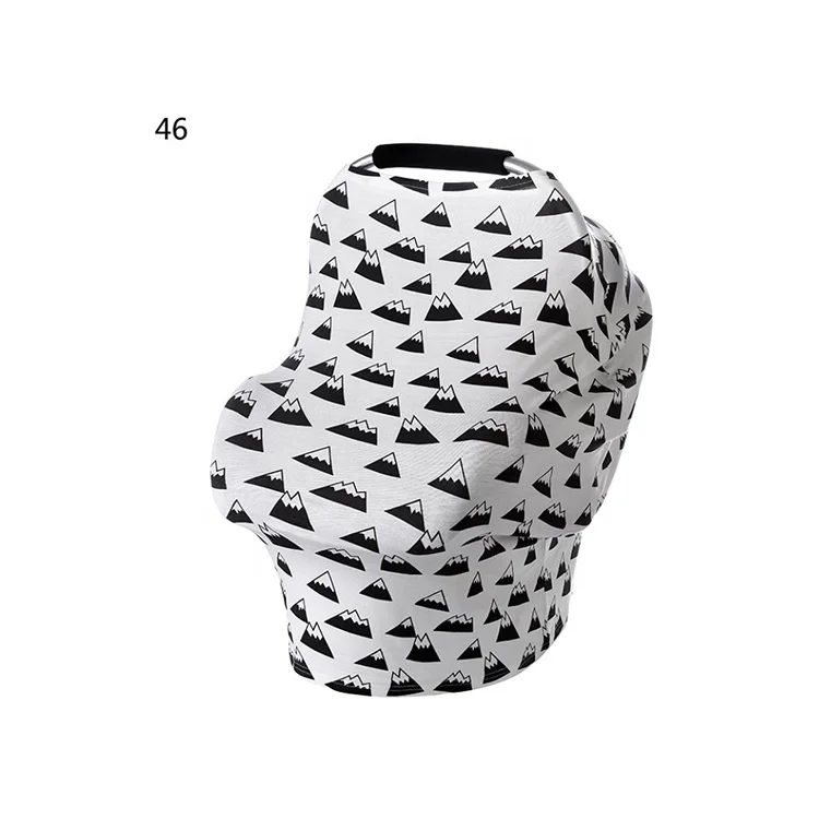 

2019 new design cute cotton baby nursing cover car seat canopy, N/a