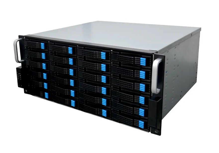 英特尔 celeron 3865u 存储服务器 pc 支持 nas,具有 24x 硬盘,2xrj45