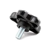 High quality customized star grip machine knobs