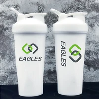 

Non Toxic Plastic Water Bottle Shake Durable Cups with Lid Protein Shaker Sports Bottle