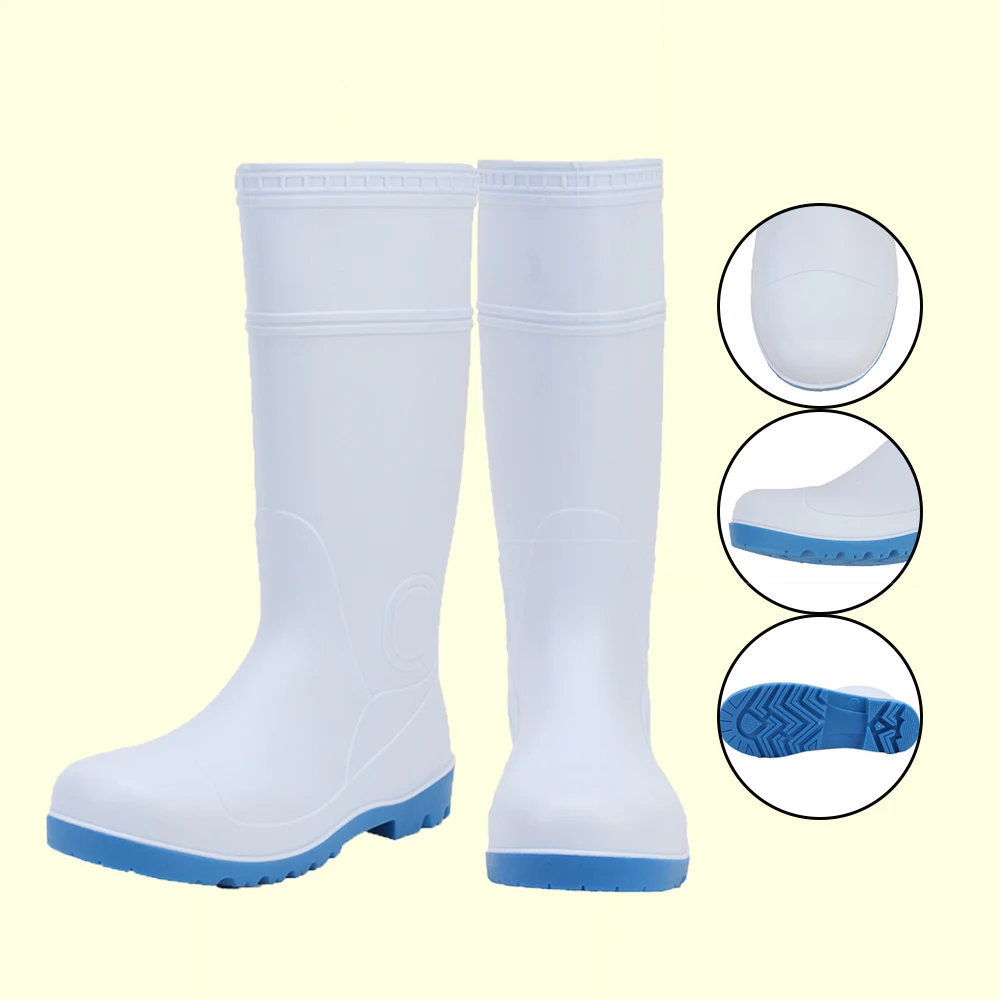 

Factory price rubber gum sole boots add steel