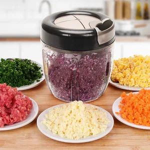 900ml Food Chopper Vegetable Cutter Manual Fruit Vegetable Slicer Chopper / Mixer/Blender Kitchen Gadget