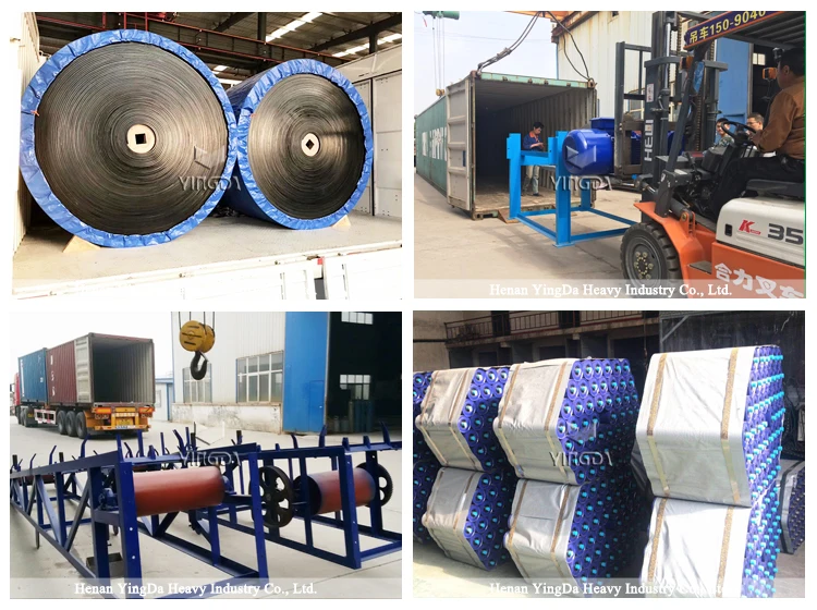 Flat belt conveyor machine
