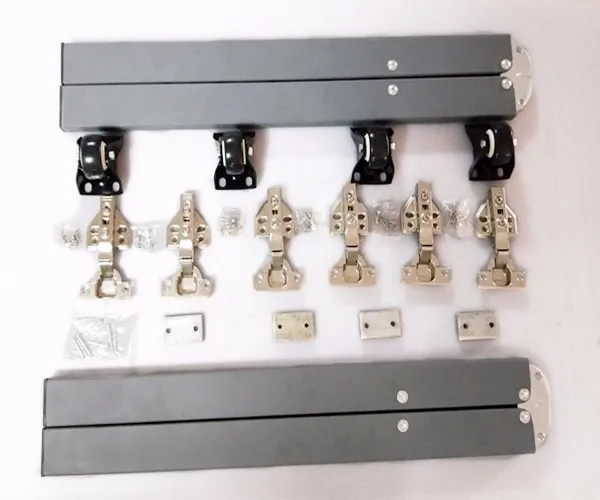 Concealed Push And Pull Folding Table Hardware Stealth Table Stretching