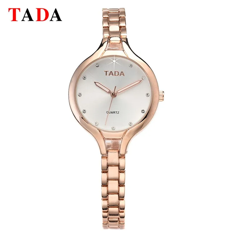 

TADA Women's Fashion Steel Wrist Watches Luxury Brand Females Geneva Quartz Clock Ladies watch Relojes Mujer 2017 Saatler