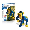 New 3D DIY EVA building block kid toys Monkey soft foam blocks 2019