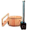 Wooden hot tubs red cedar hot tub spa