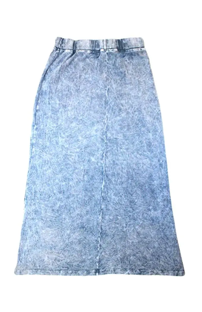 Kiki Riki Girls Stone Denim Wash Panel Skirt