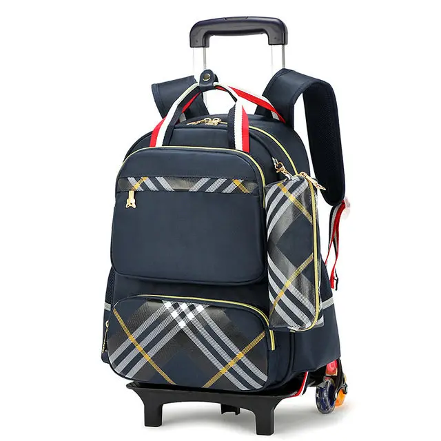 High Quality Children's Rolling Bag Kids School Bag With Wheels