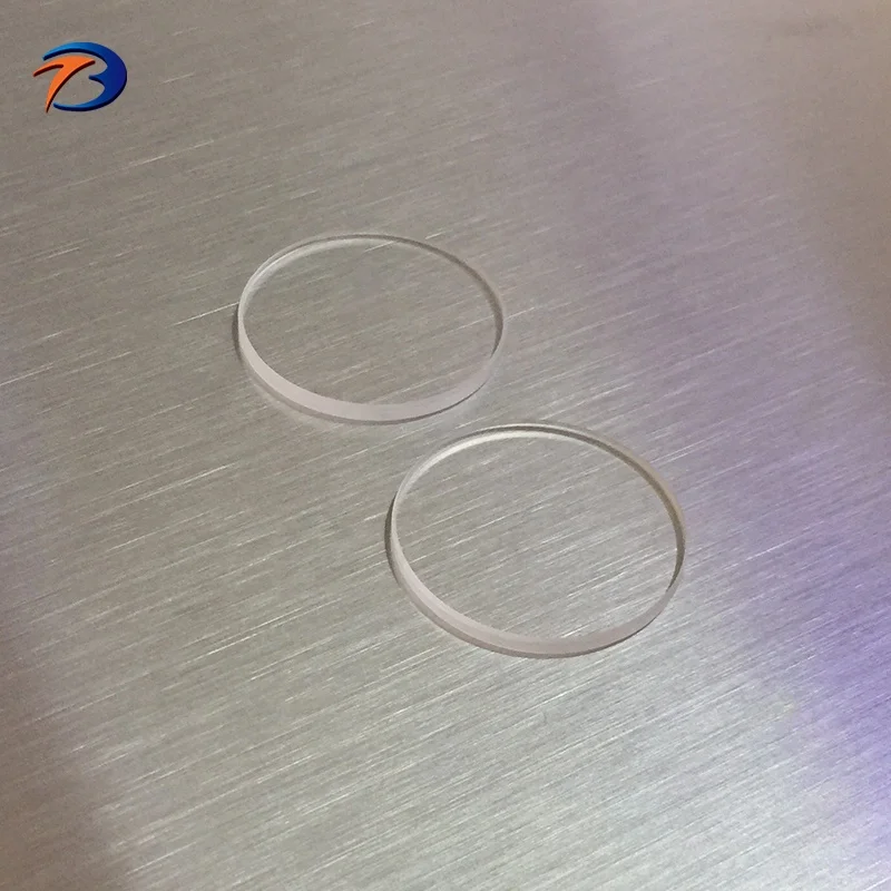 Optical glass clear customized shape quartz plate wafer for window applications