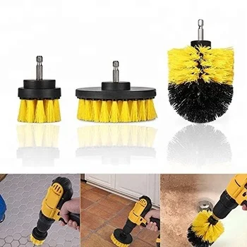 
3pcs Set Power drill cleaning brush set for carpet cleaning brush for drill 