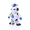 Kids dancing Robot BO Robot flashing light up spinning toys robot