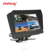 7inch IR LED 1080p Quad car stand alone monitor system