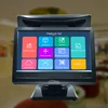 Custom Touch Double Screens All In One Register Pos Machine System For Restaurant Supermarket Hotel