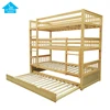 hotel hostel kids adult metal 3 tier bunk bed