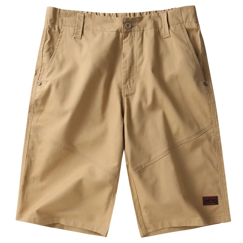 

Summer men's 100% cotton 5 minute pants half-length casual shorts