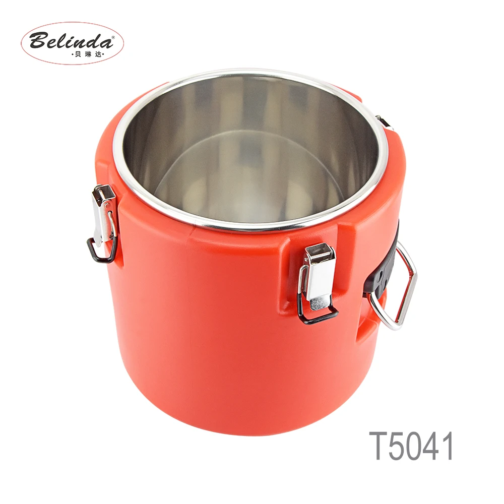 Colorful Large Capacity Insulated Food Warmer Bucket Thermos Barrel
