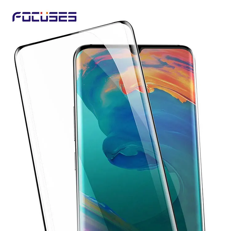 

9H 3D For Huawei P30 P30 lite Screen Protector Tempered Glass, P30 Mate 30 Cell Phone Tempered Glass Screen Protector, Black