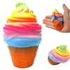Jumbo 10CM Colorful Ice Cream Cute Squishy Slow Rising Phone Straps Sweet Scented Bread Cake Kid Toy Gift Wholesales Popular toy