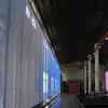 Full color P7.8 Indoor mesh curtain led display screen from China Manufacturer