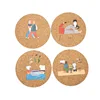 Direct Factory Customized Natural Wood Coaster