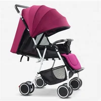 

Best selling Portability Suspension Baby - buggy Light Sturdy umbrella stroller with Lycra Folding garden Cart Easy to Operate