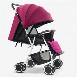 Image of Best selling Portability Suspension Baby - buggy Light Sturdy umbrella stroller with Lycra Folding garden Cart Easy to Operate