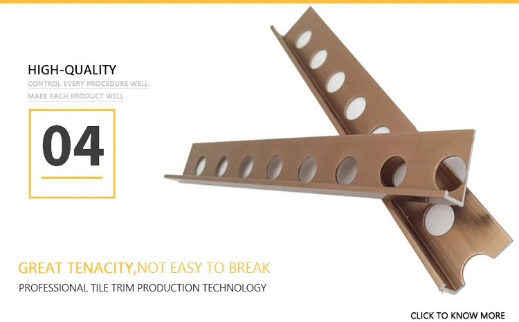 PVC tile trim