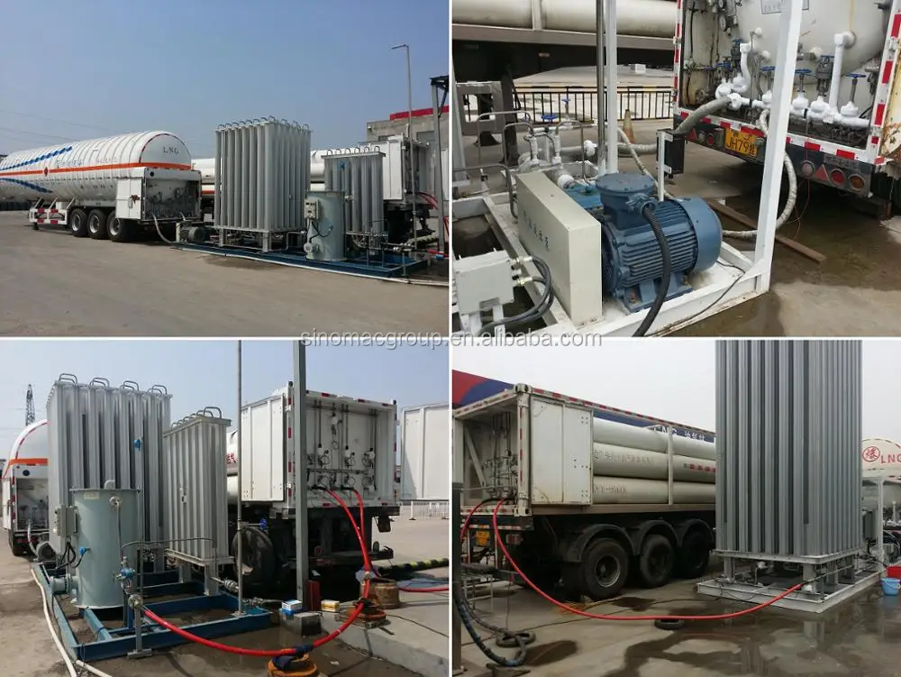 cryogenic liquid filling pump: lng station filling skid