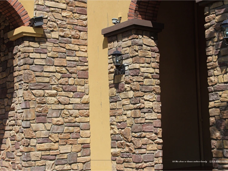 GB-N07 faux cement stone natural look wall cover