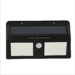 solar powered led wall light